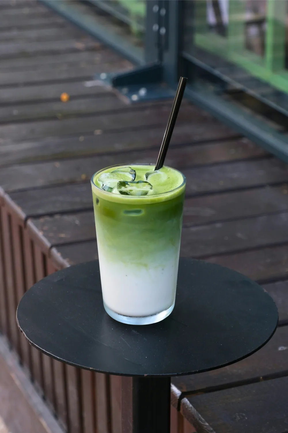 Matcha Latte mit Hafermilch